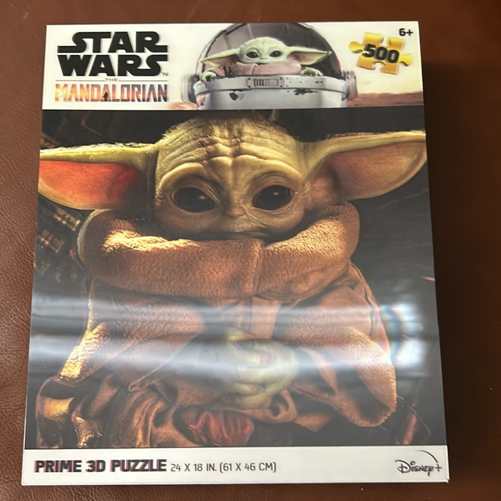 NWT Star Wars Disney The Mandalorian Baby Yoda Prime 3D Jigsaw Puzzle